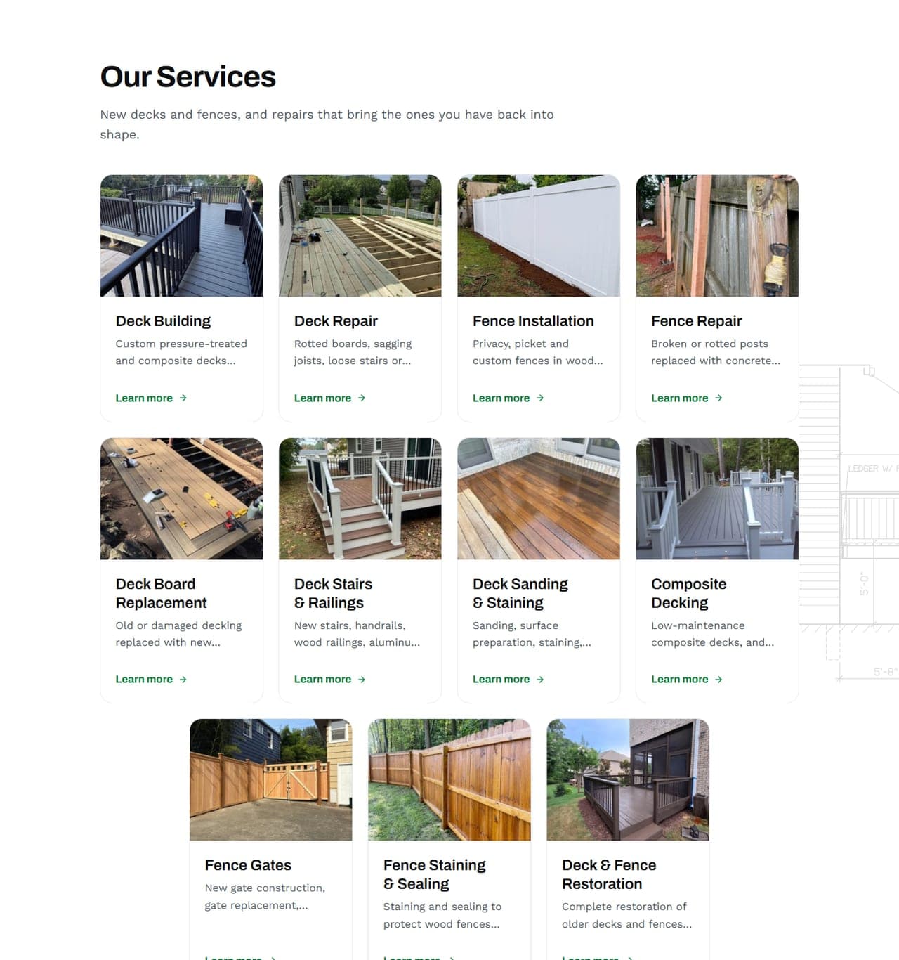 Rabbit Remodeling LLC — Services, redesigned website