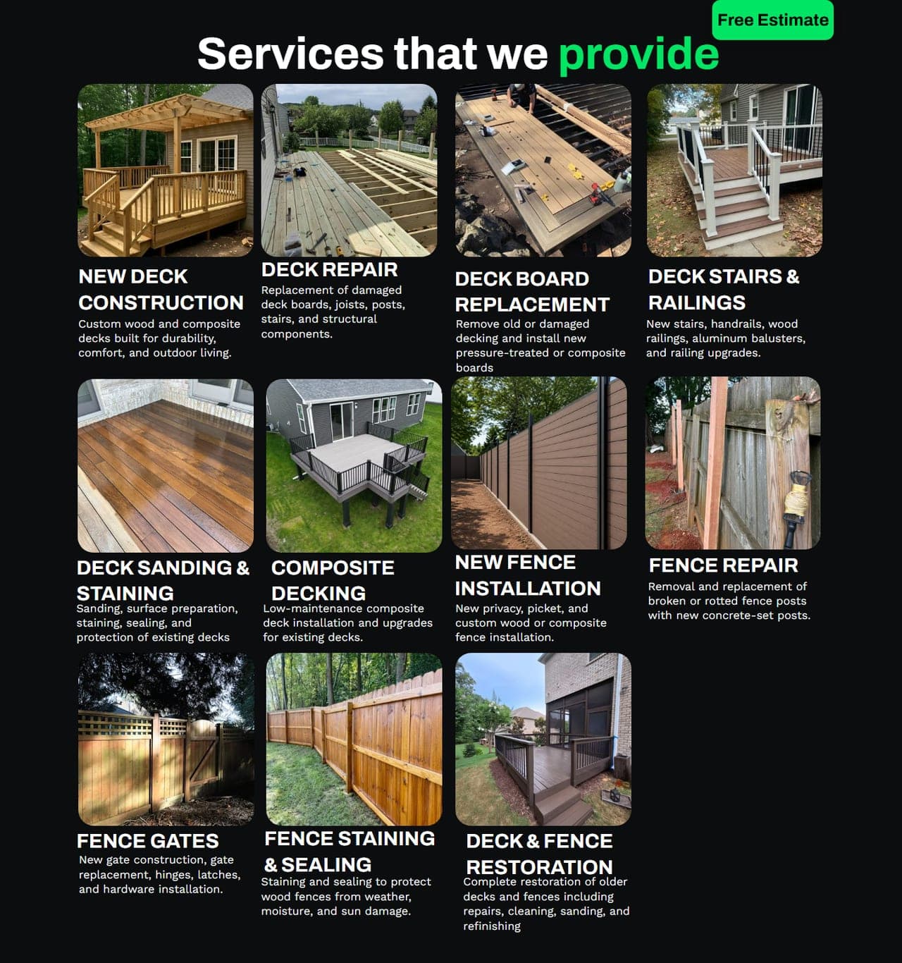 Rabbit Remodeling LLC — Services, previous website